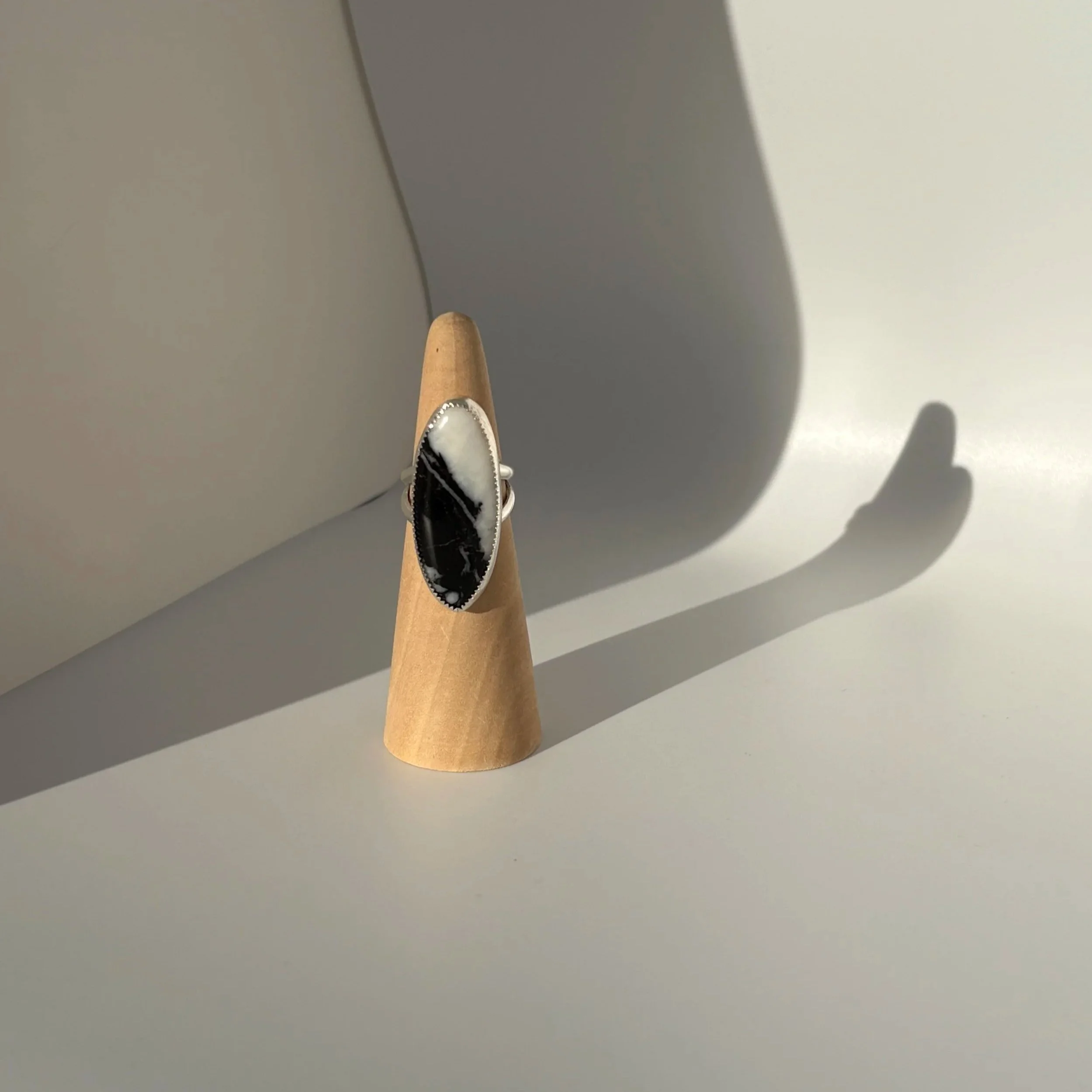 White Buffalo Ring- Size 6.5