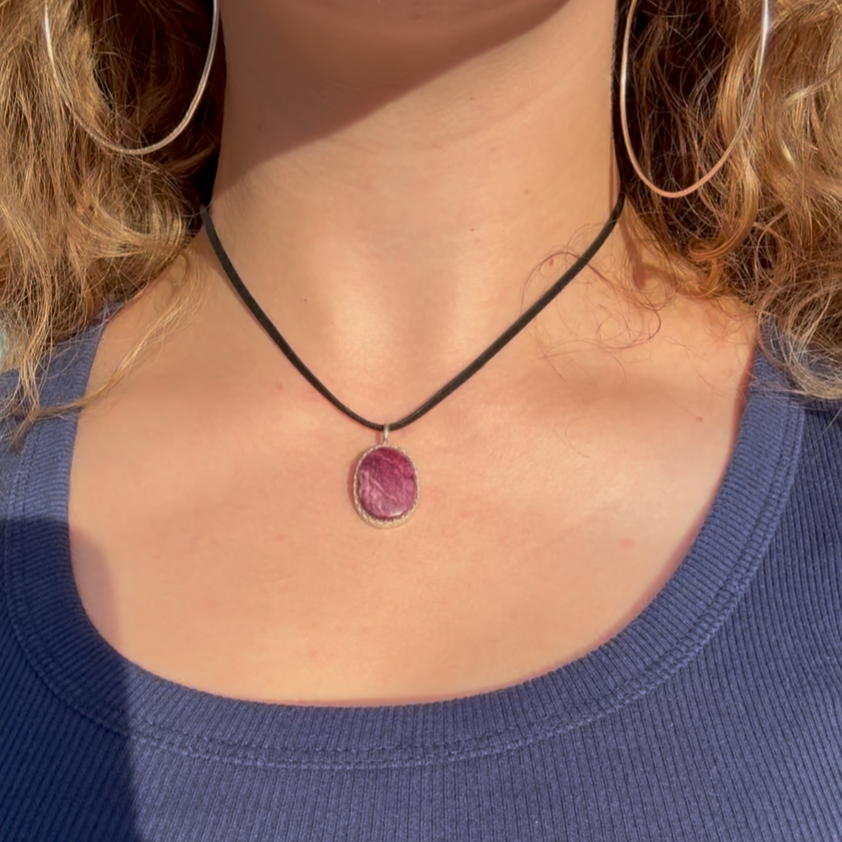 Trapiche Sapphire Pendant