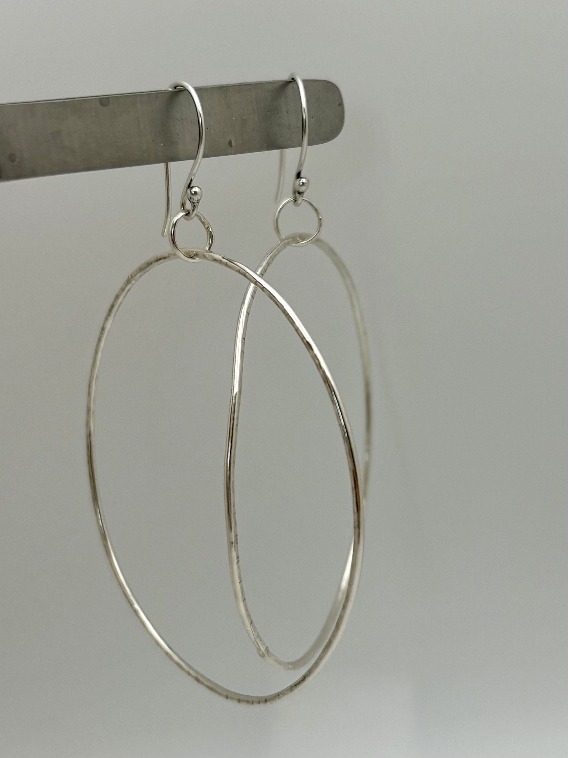 Silver Hoops