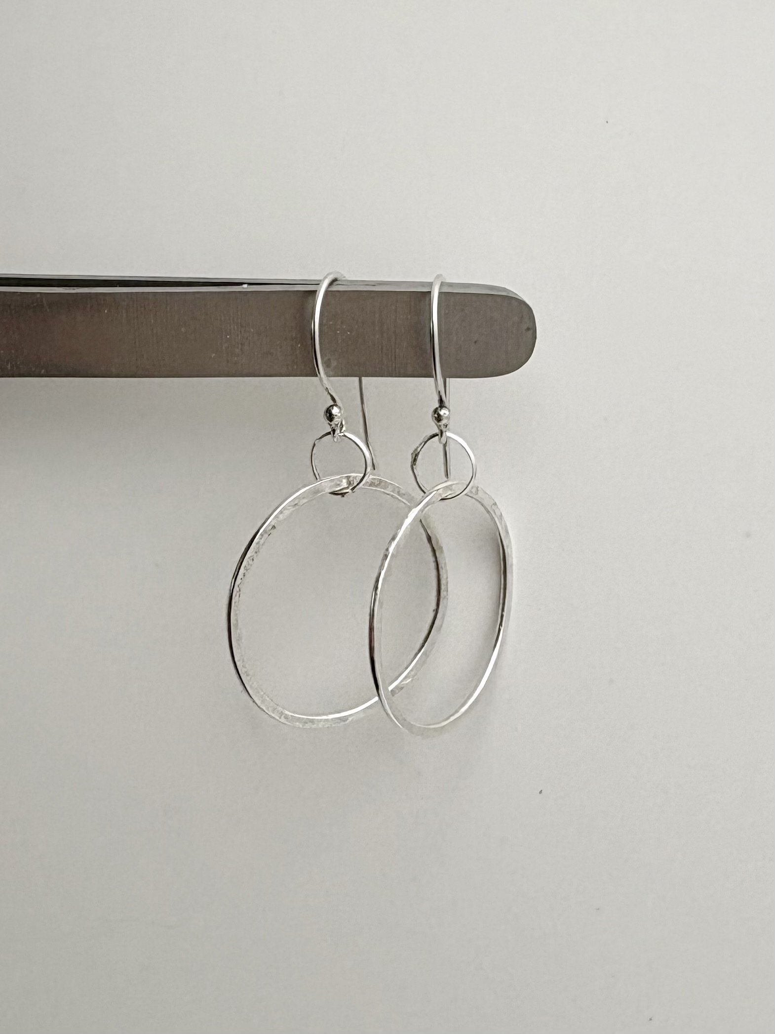 Silver Mini Hoops
