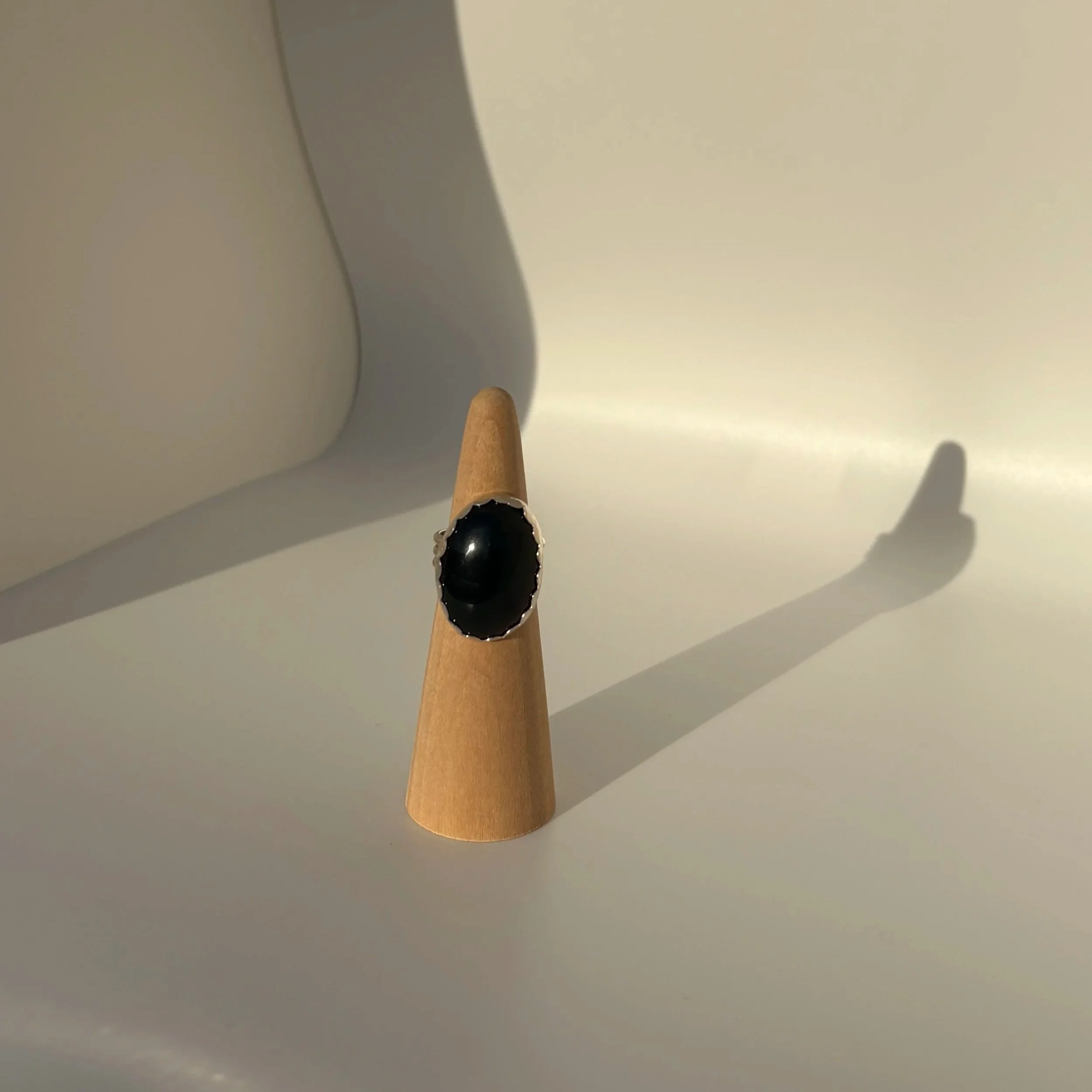 Black Onyx Ring- Size 7