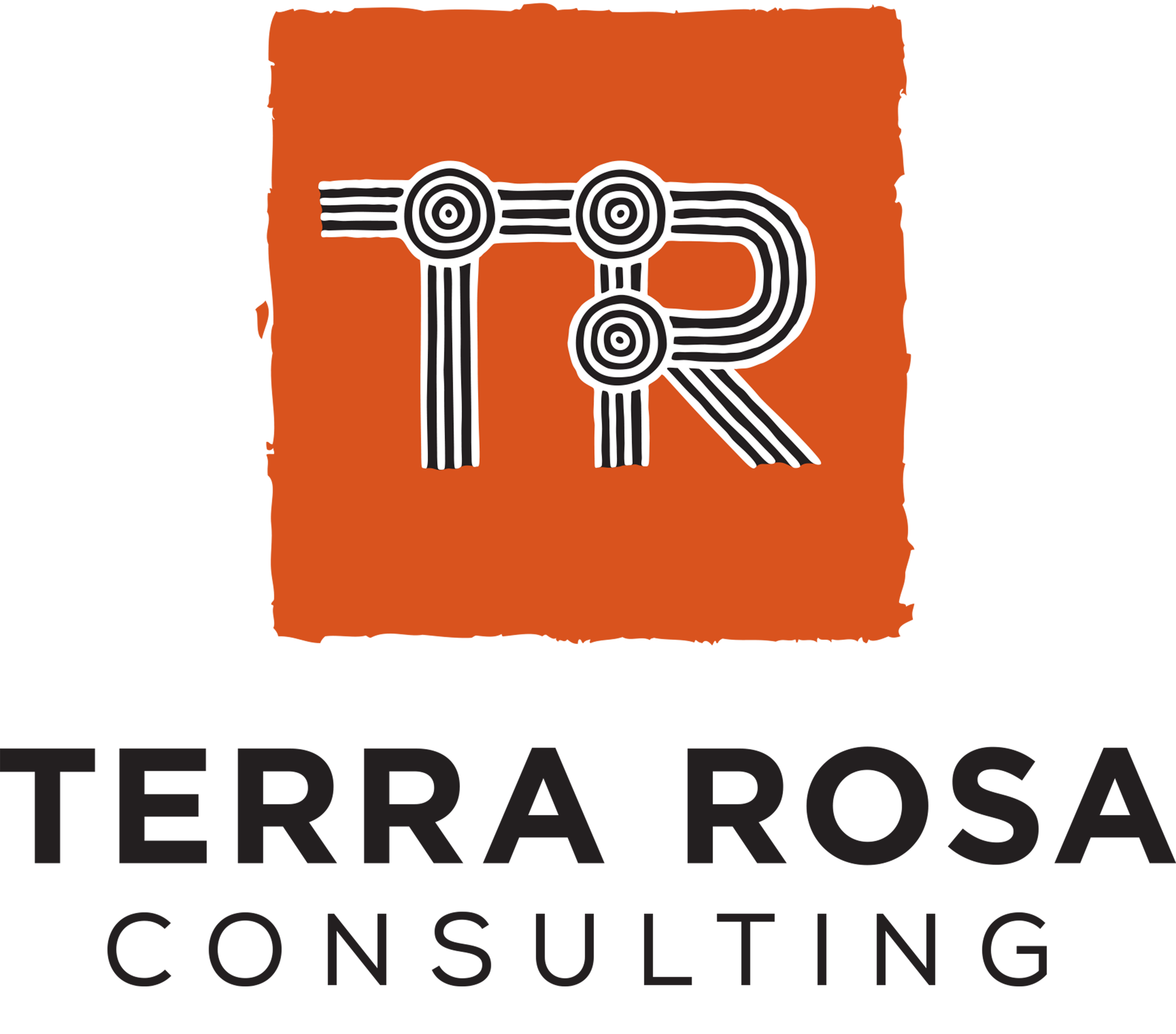 Terra Rose Consulting logo with stylised graphic and text.