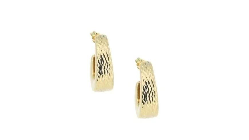10K Hollow Gold Earrings