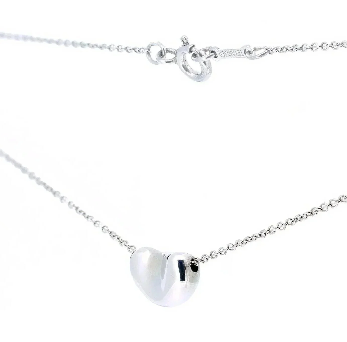 Tiffany & Co. Elsa Peretti Bean Pendant Necklace in Sterling Silver - Small