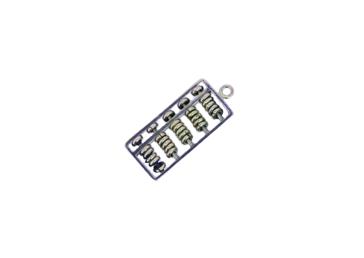 14K Yellow Gold Abacus Charm