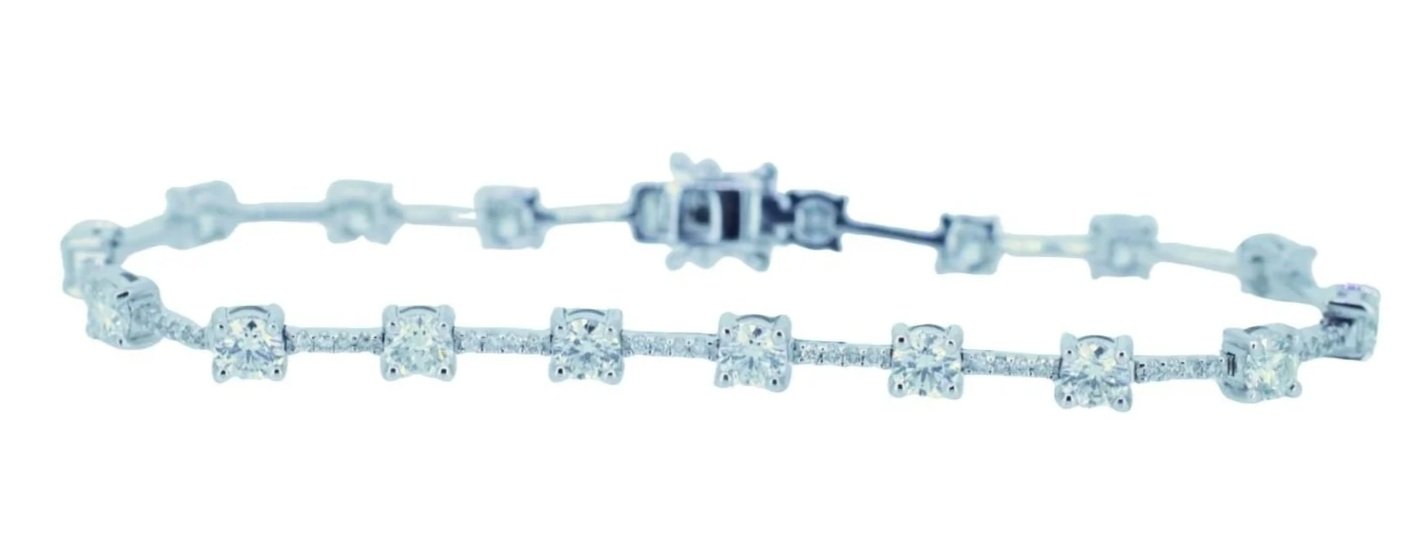 18K Diamond Tennis Bracelet