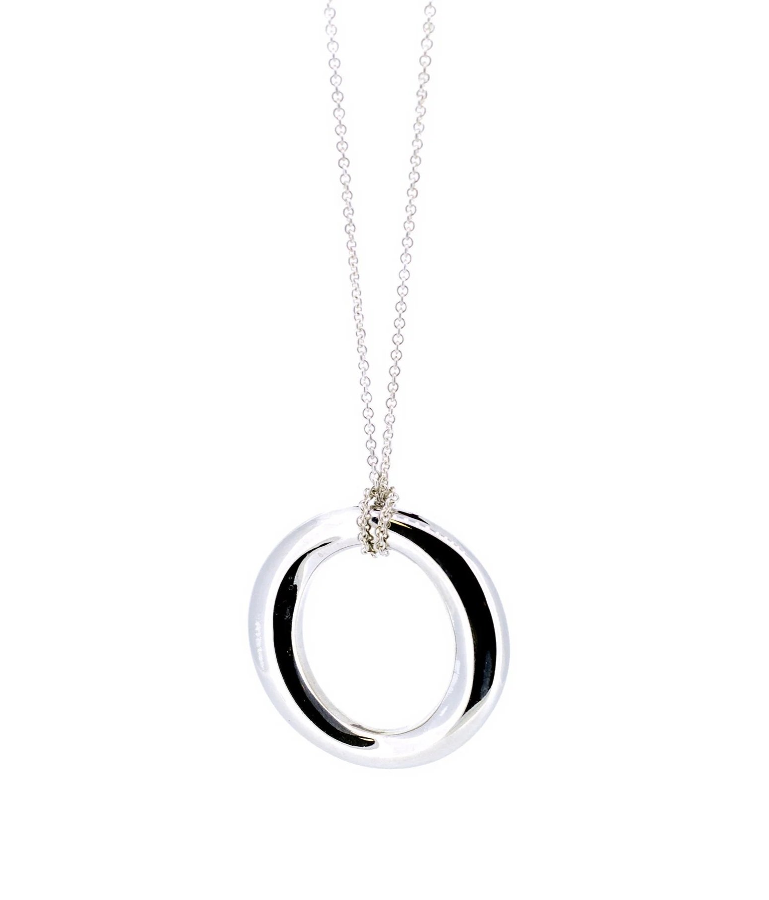 Tiffany & Co. Elsa Peretti Sevillana Sterling Silver Pendant Necklace