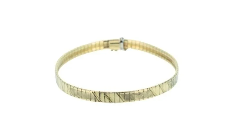14K Omega Bracelet