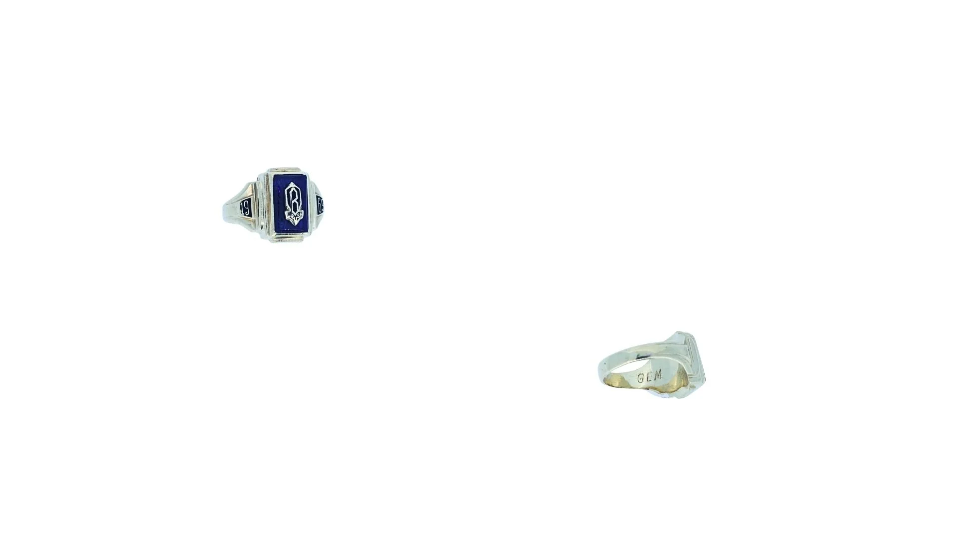 10K Blue Topaz Class Ring 1969