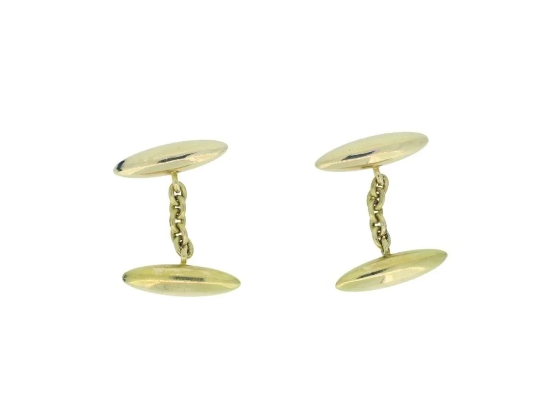 A Pair of Antique 15k Men's Cufflings