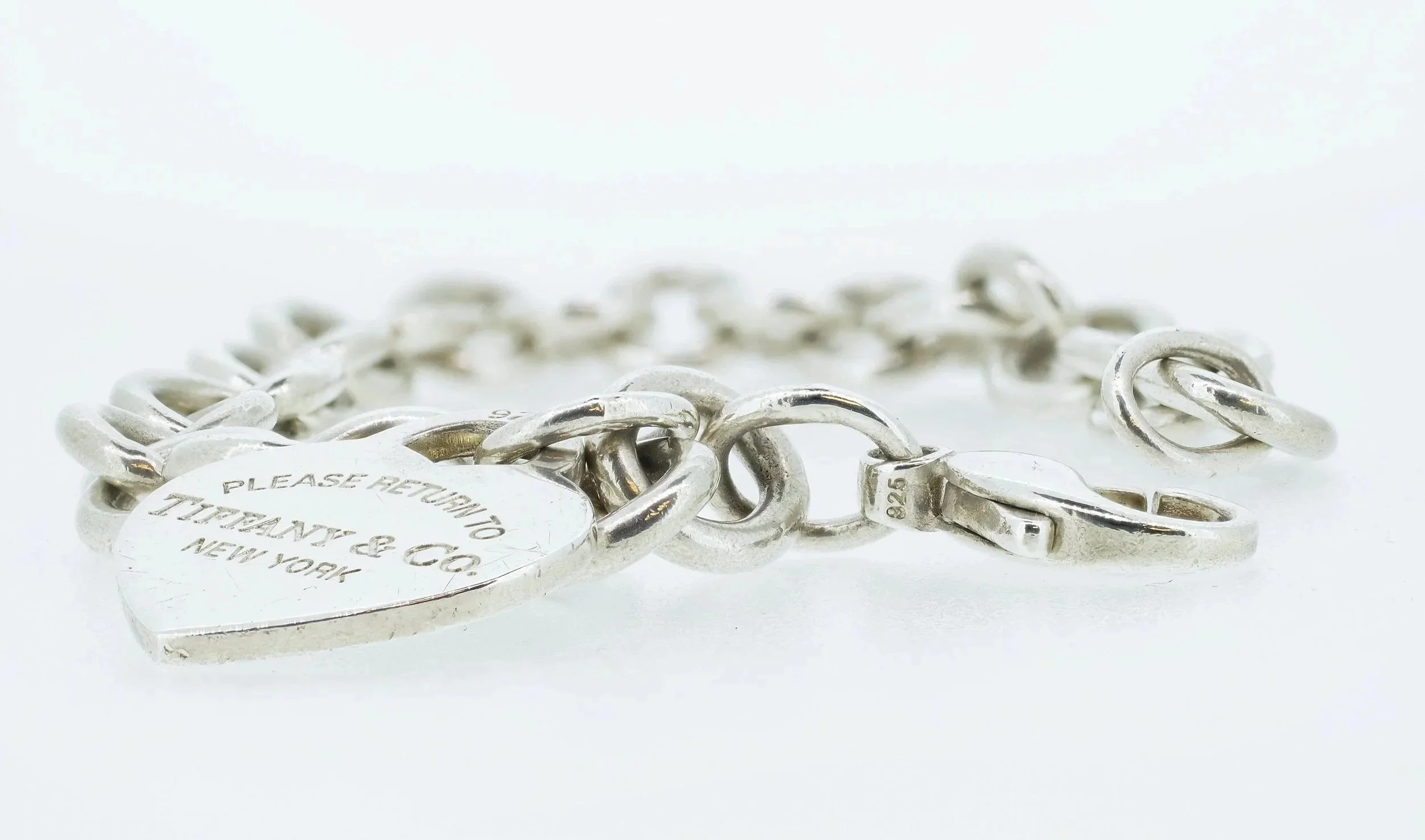 Tiffany & Co. Sterling Silver Return to Tiffany Heart Tag Bracelet