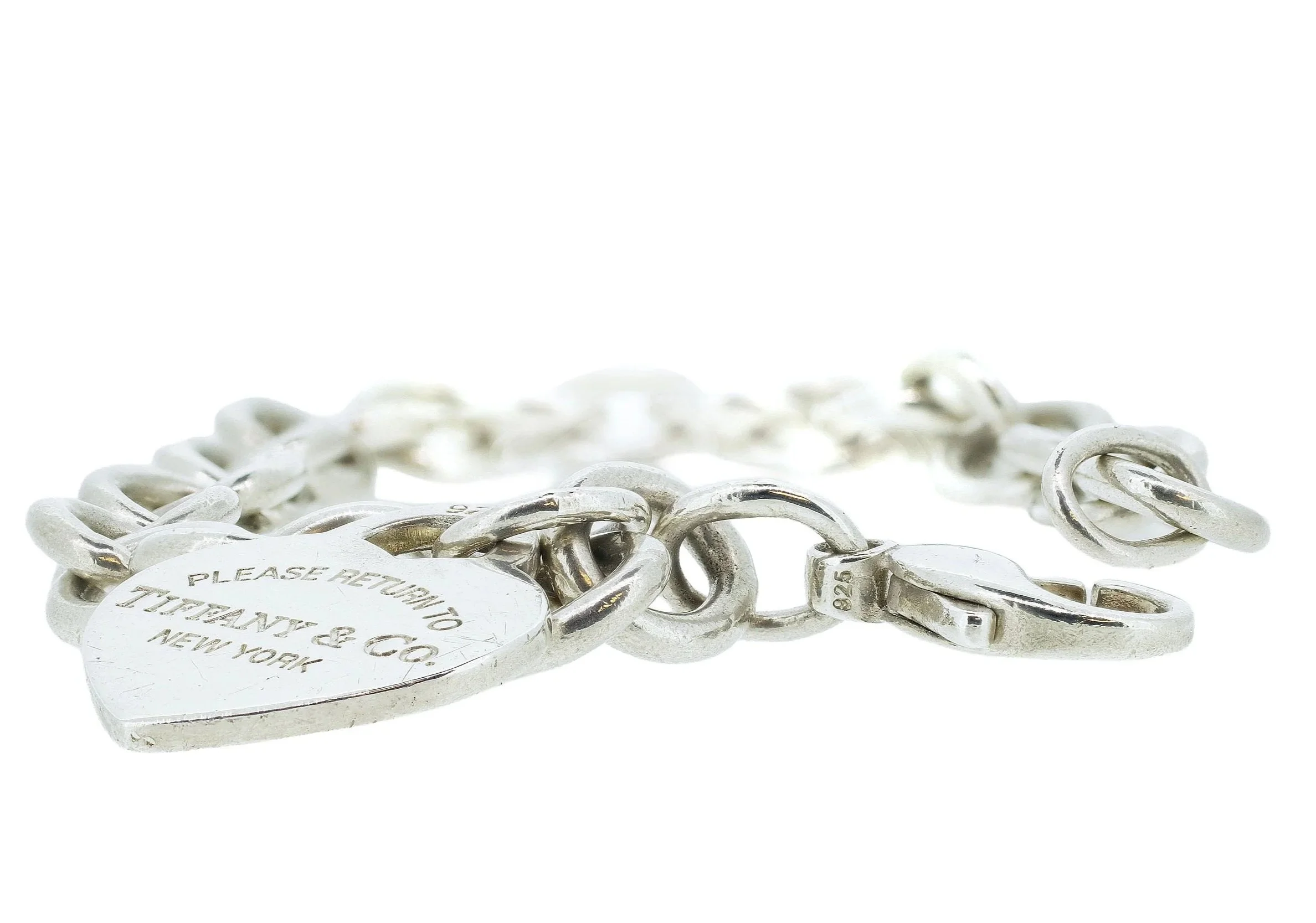 Tiffany & Co. Sterling Silver Return to Tiffany Heart Tag Bracelet