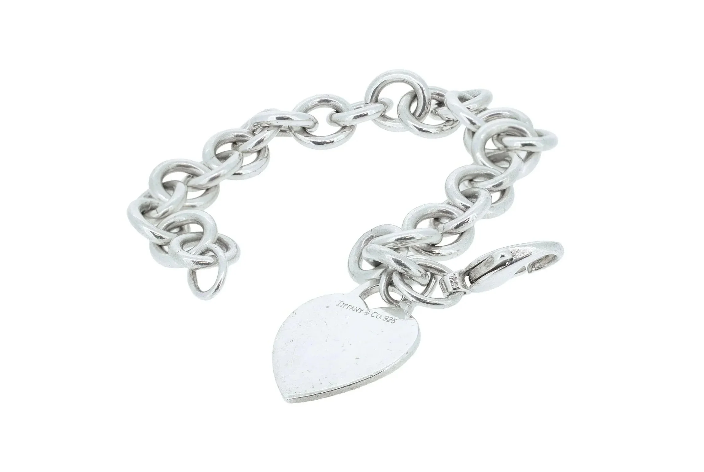 Tiffany & Co. Sterling Silver Heart Tag Bracelet