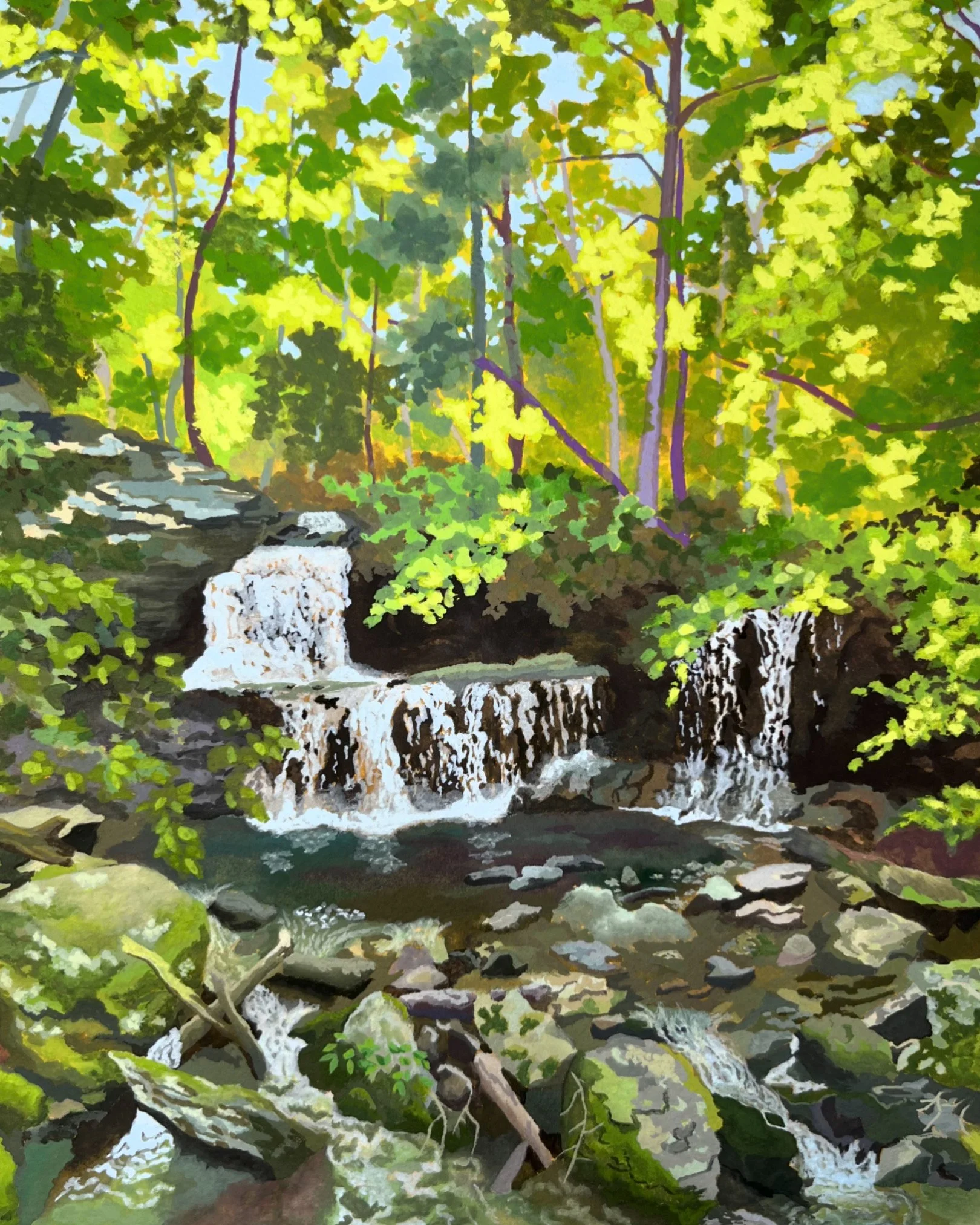 "R.B. Ricketts Falls" Print