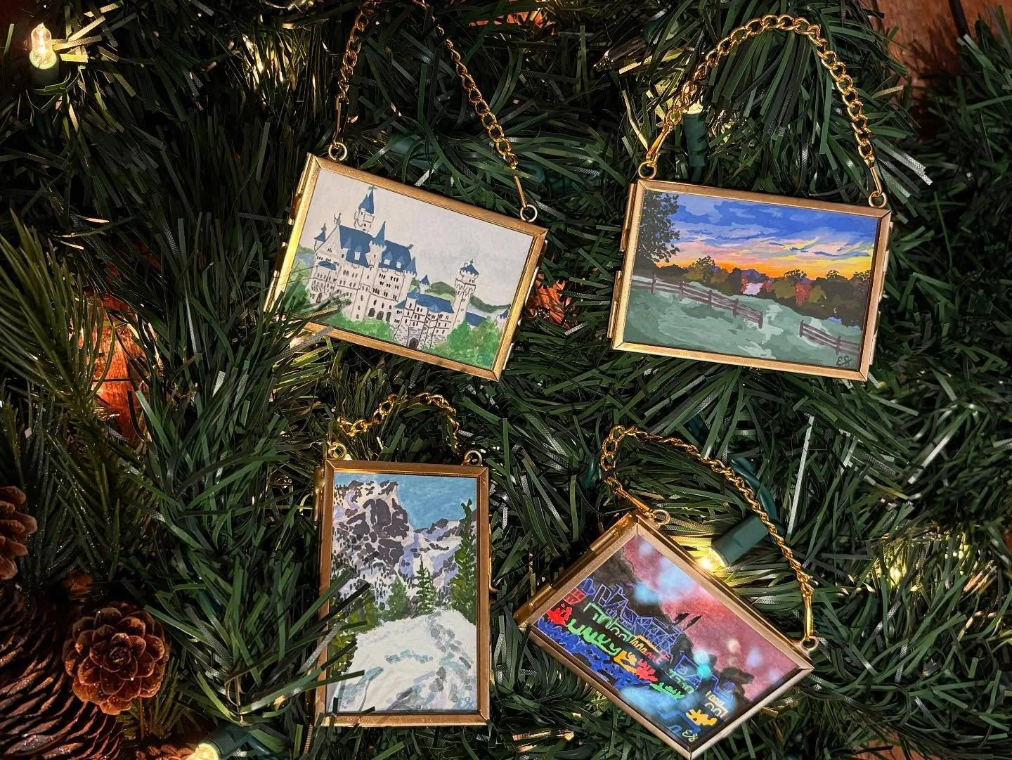 I&rsquo;m down to just a few ornaments in my shop, along with 3 in store over at The Hive Allentown (@thehivelocal) that aren&rsquo;t currently on my website from past years. All of these are headed to their new homes, so if you&rsquo;ve been looking