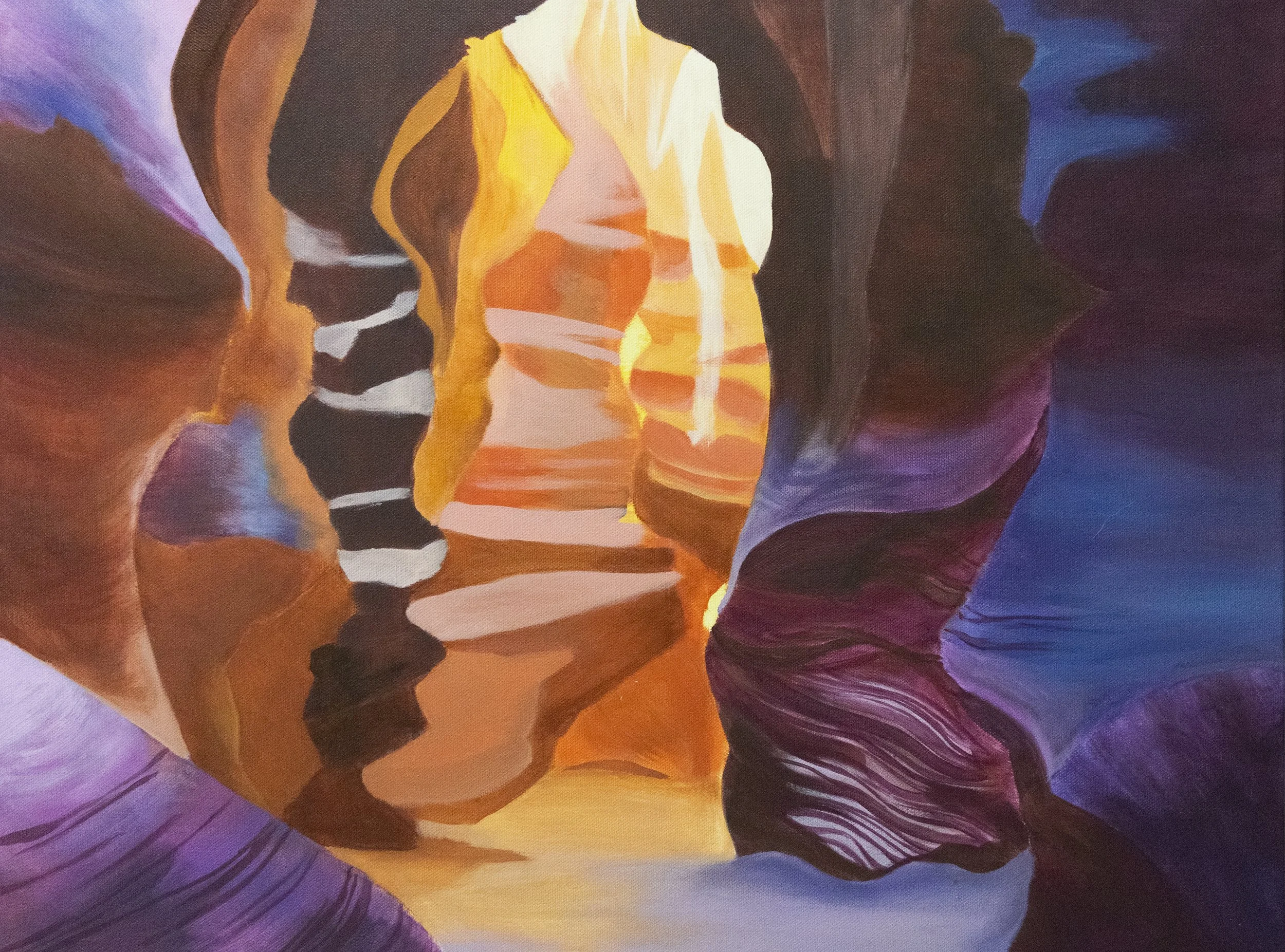 "Antelope Canyon iii" | 24"x18"x1.5" | Acrylic on Canvas