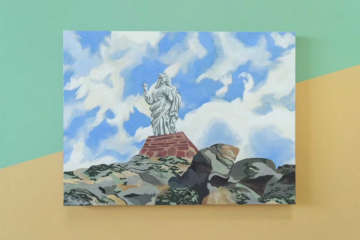 "Sermon on the Mount" | 18"x24"x1.5" | Flashe on Canvas