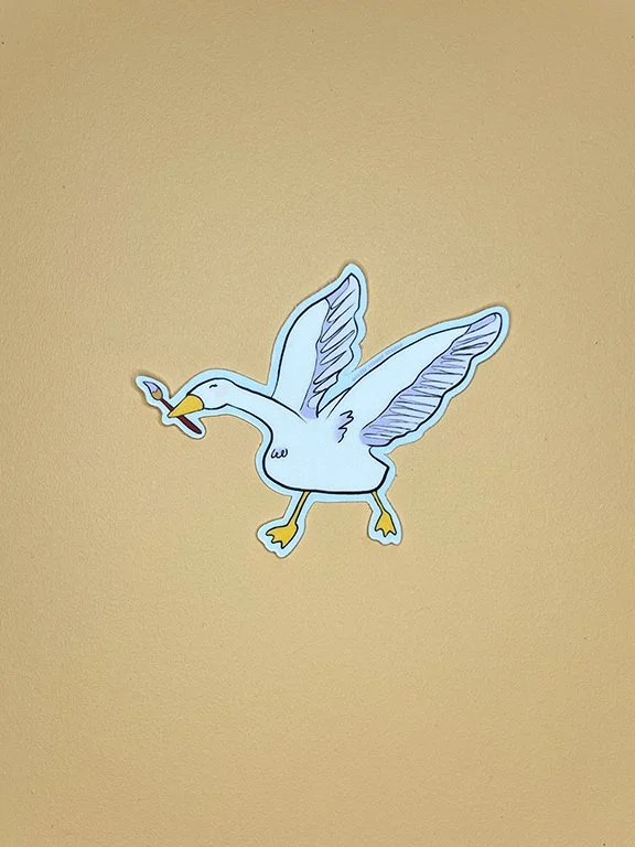 Artsy Goose Sticker