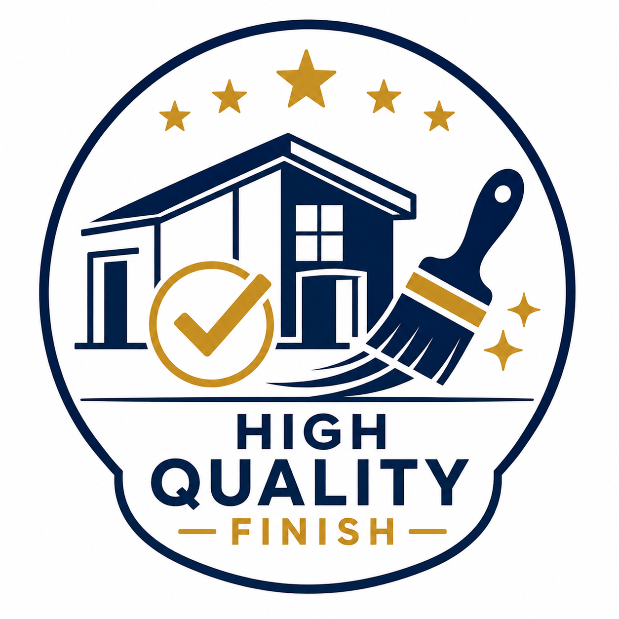 high quality finish icon