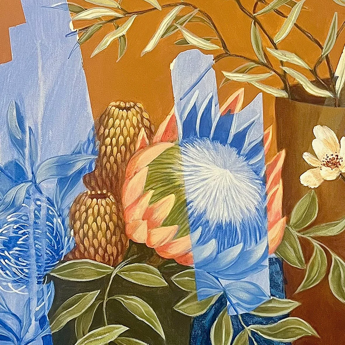 Wallace V, In From The Cold, 80x80cm, detail.jpg