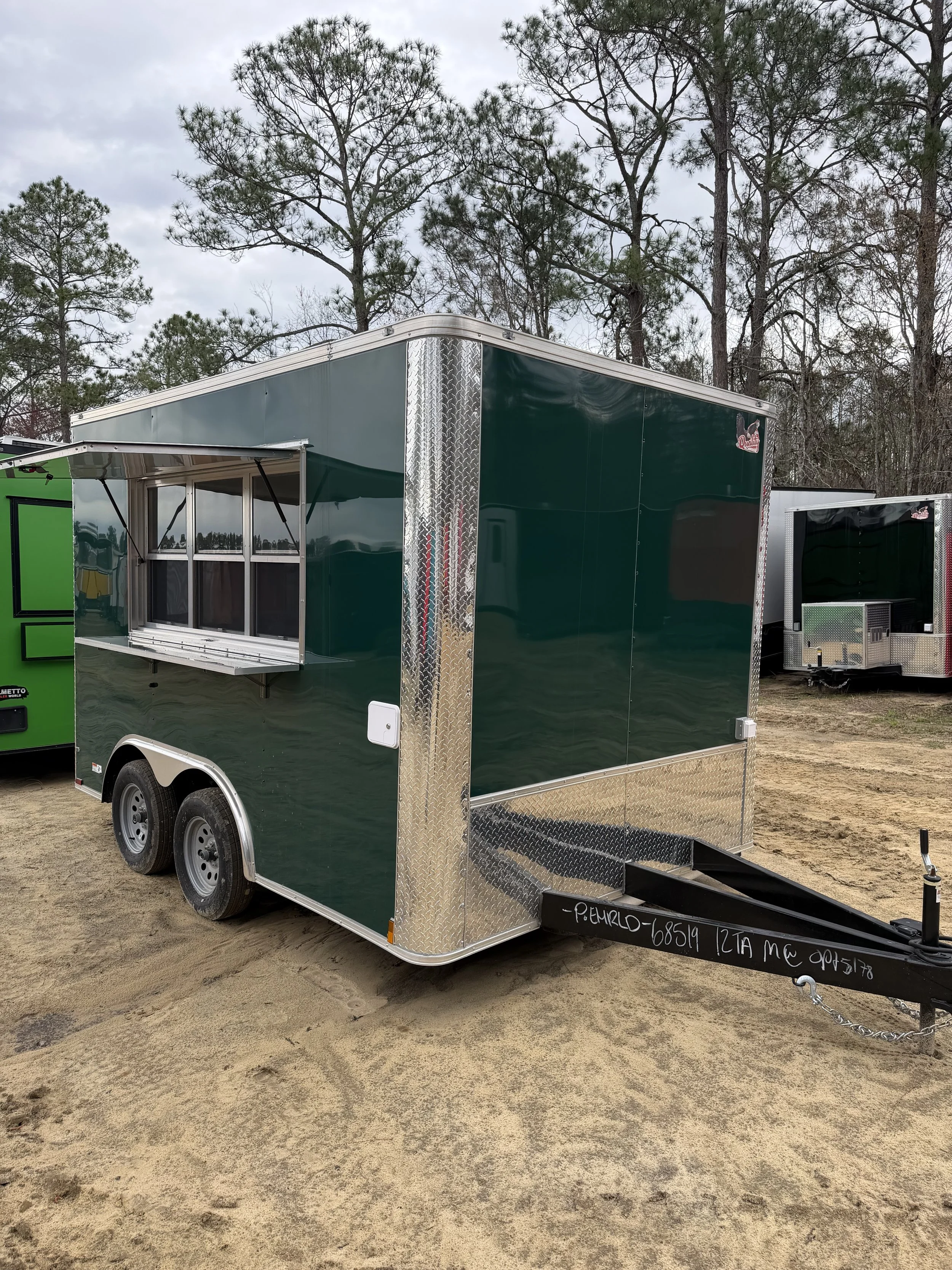 8.5x12 Tandem Axle Emerald Concession Trailer