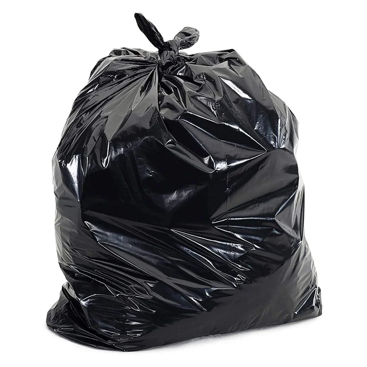 Heavy duty black bin liners for commercial premises