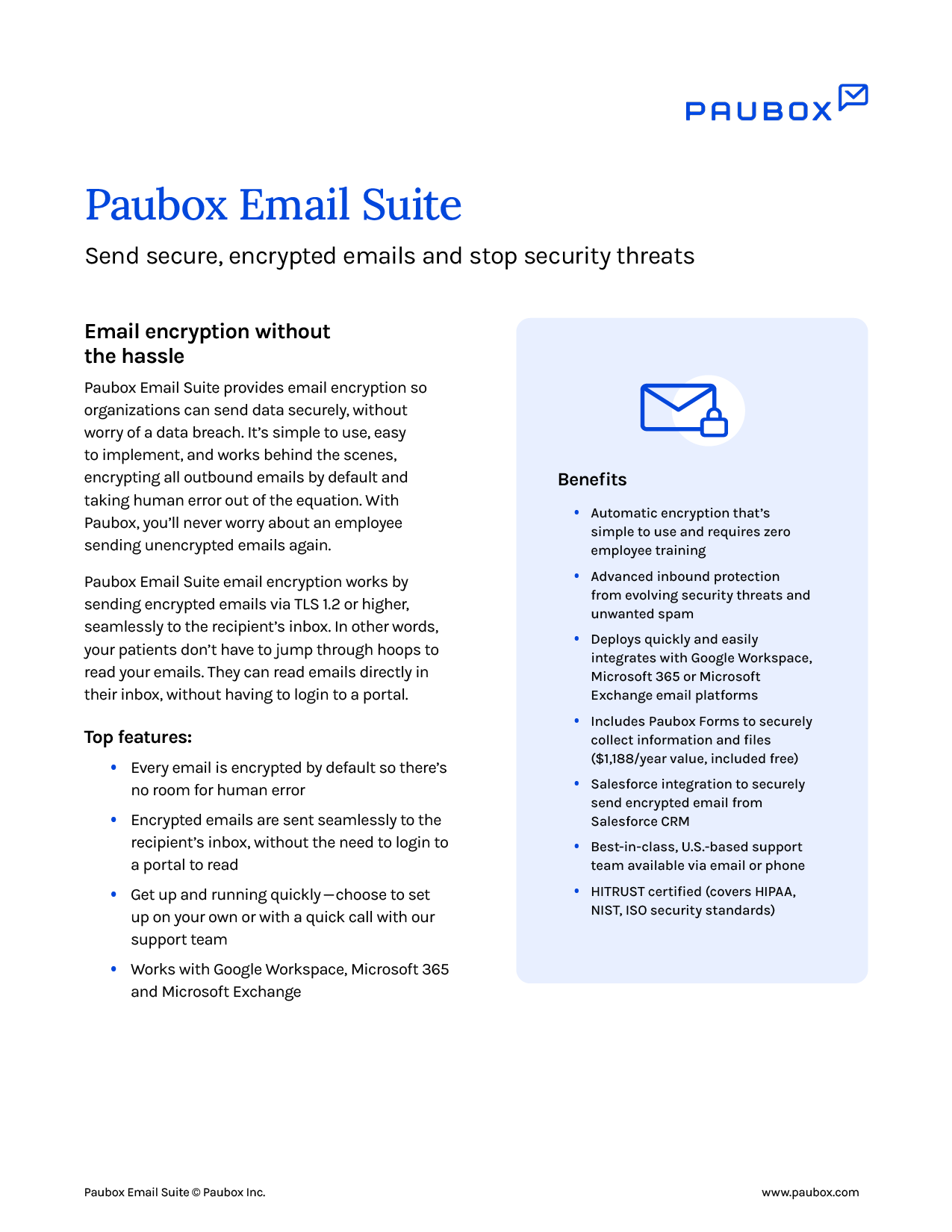 Product data sheet (1/2)
