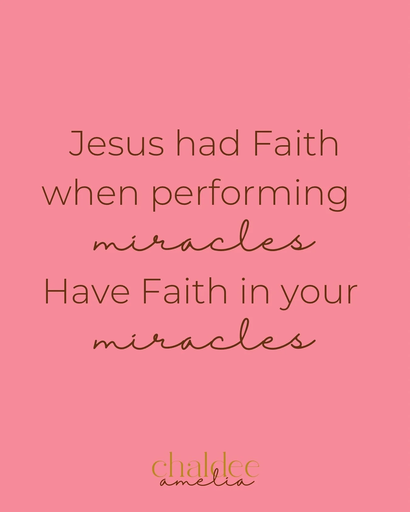 Jesus tried to tell us that the Kingdom of God was within us all. And it is. 💖

Just as Jesus had Faith, we get to have Faith
Just as Jesus knew he could perform miracles, we get to see that we have that same power too.

See miracles come from God.
