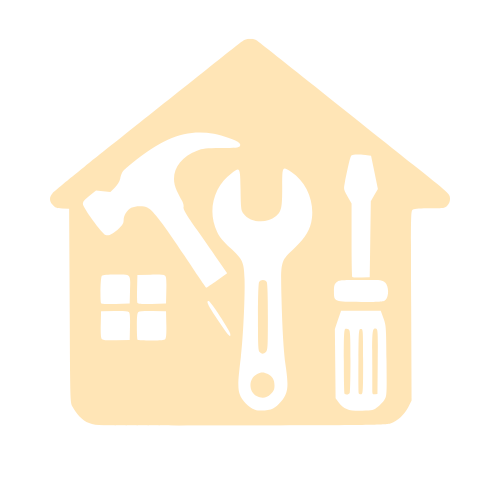 Icon of a house with handyman tools inside, including a hammer, wrench, screwdriver, and pliers.