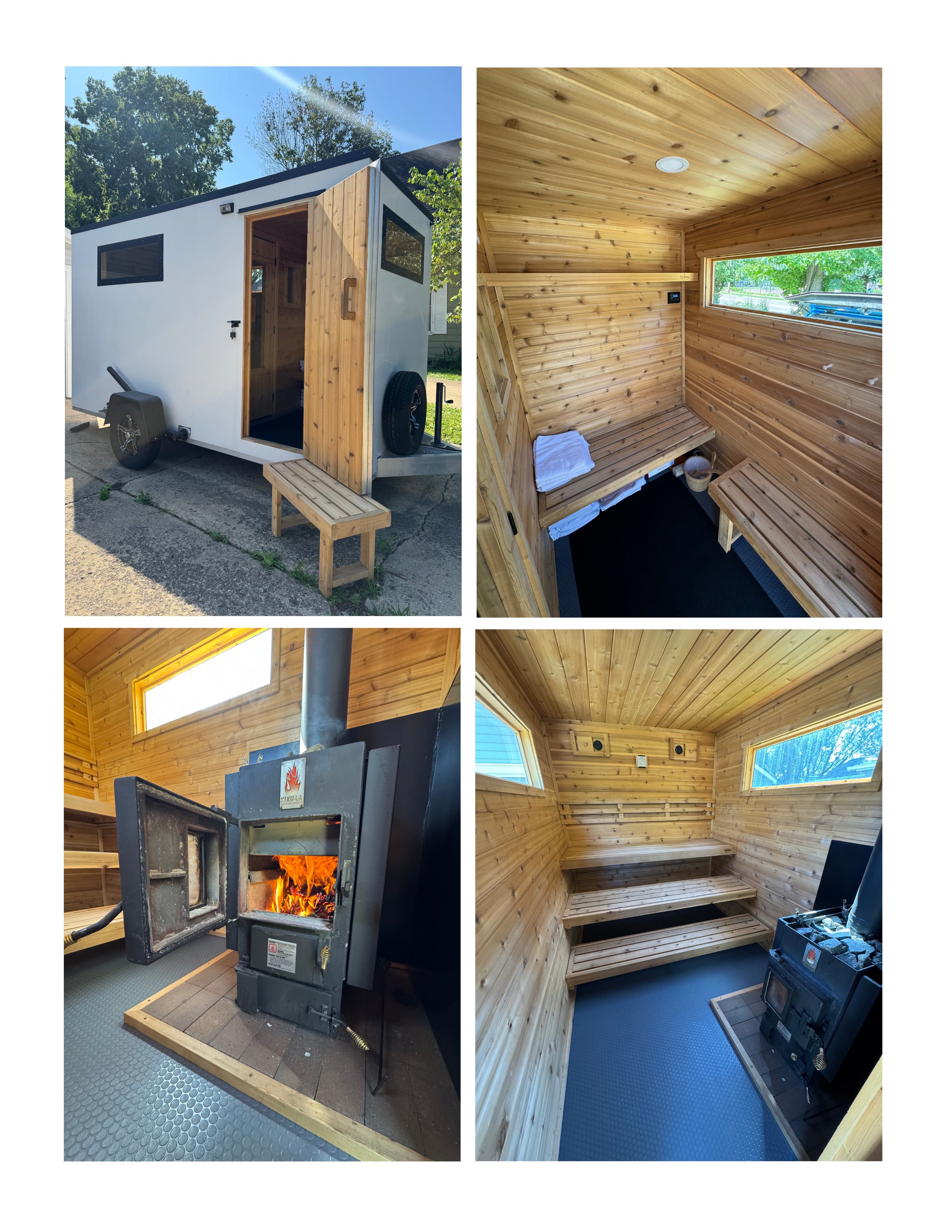 mobile sauna serving the Sheboygan County area