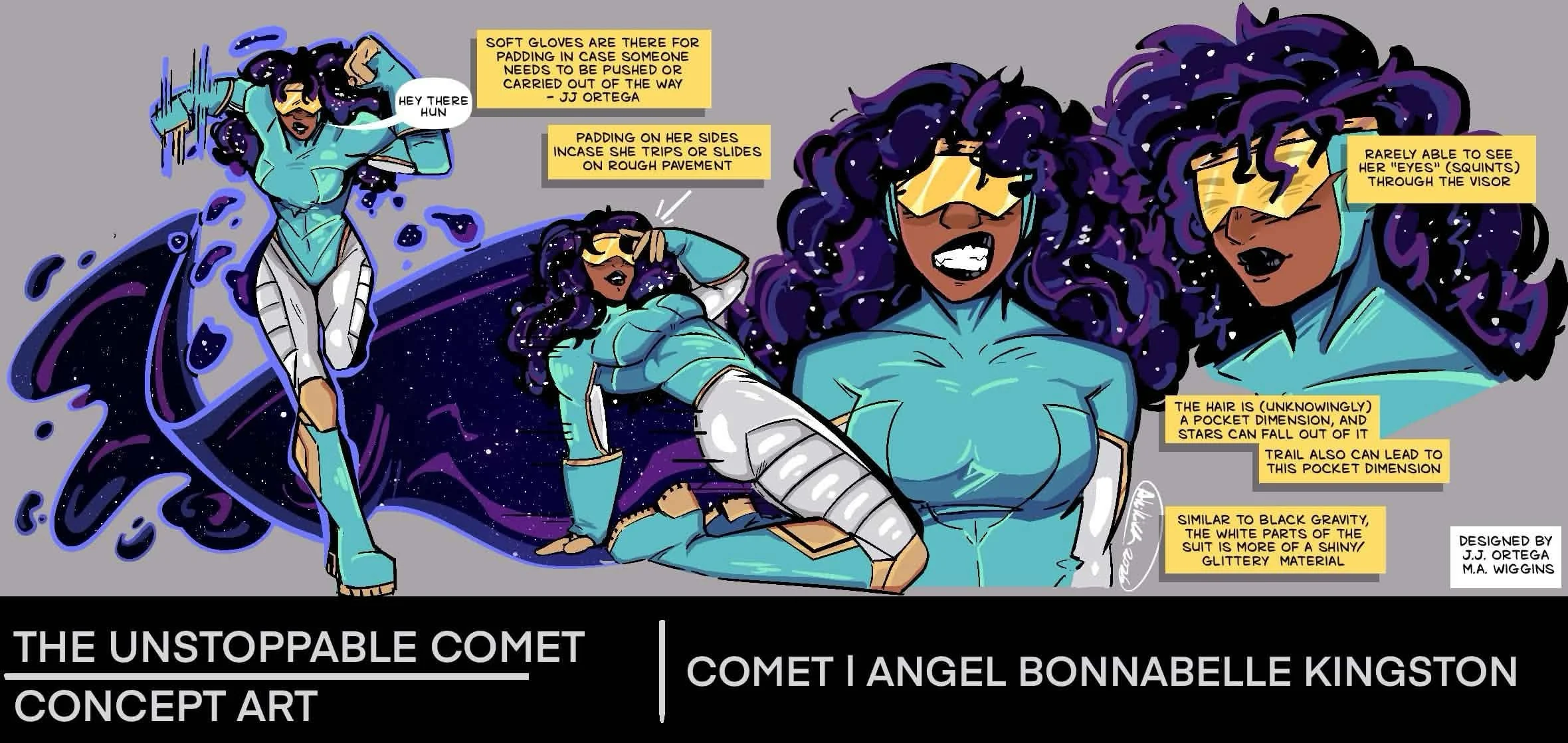 Comet Character Sheet w/ Creator Notes