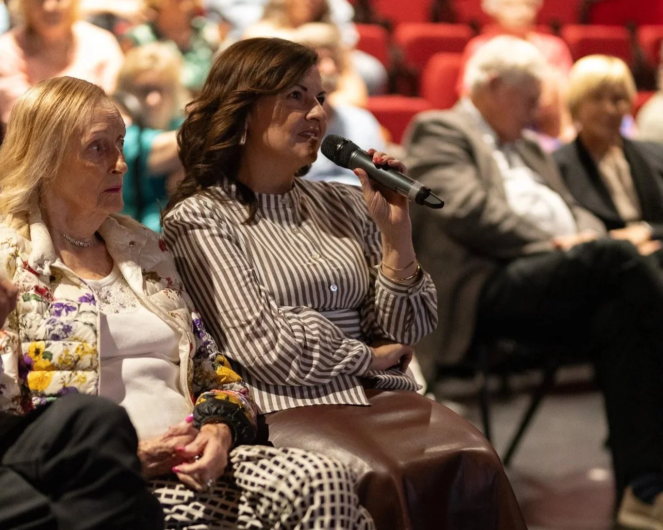 Rose Senesi attended the screening with Dr Pamela Wall, AO.
