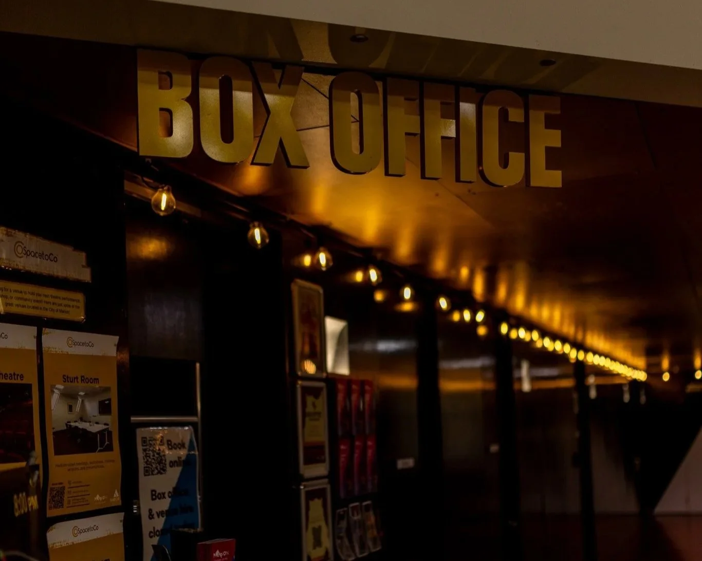 A great venue at Marion Cultural Centre with all the cinema touches. 