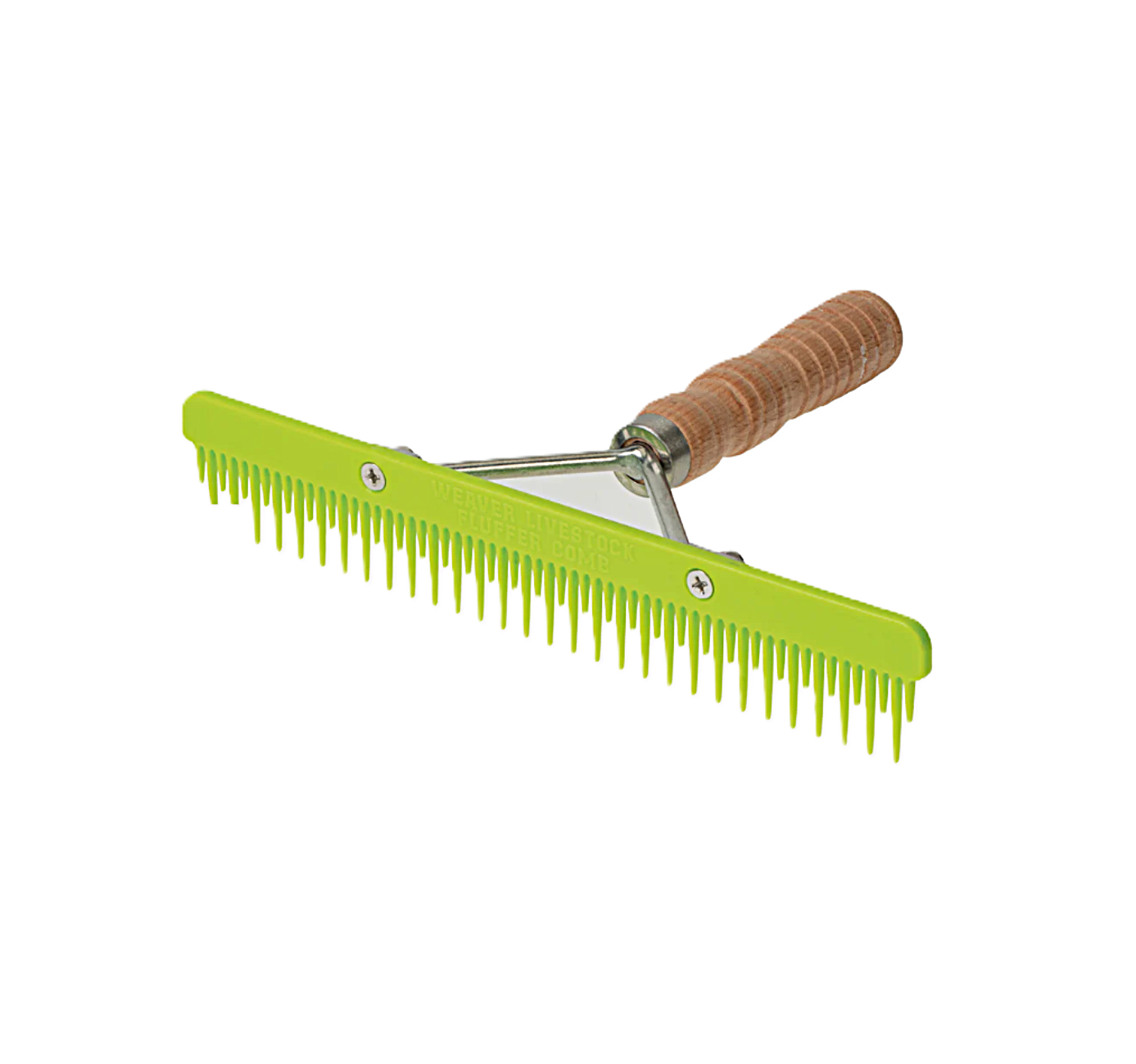 Plastic Fluffer Comb Lime.png