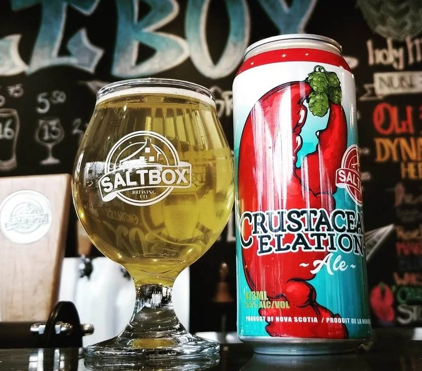 A lobster inspired beer from Saltbox Brewing Company.