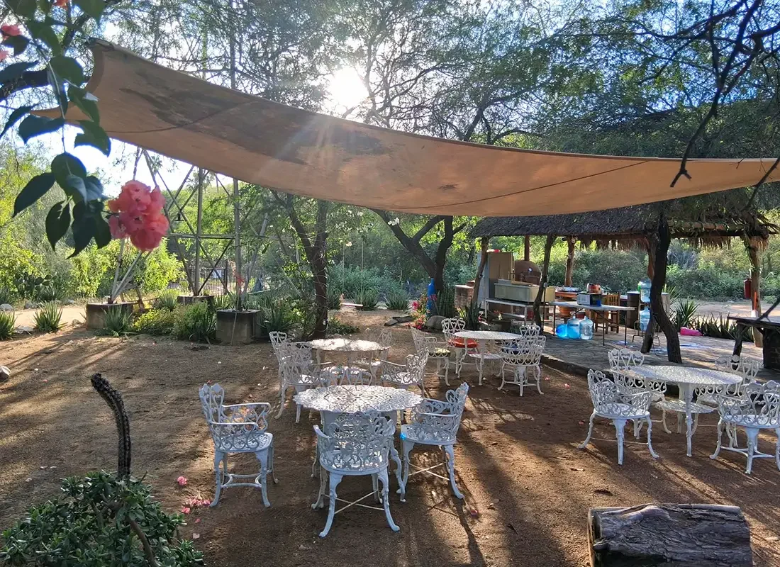 Mexico_El Triunfo_Cabanas_eating area_Jan 2026.webp