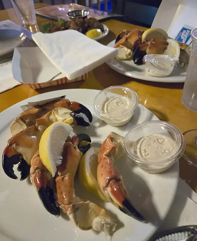 Florida_St. Pete's Beach_Crab claws_FEb 2026.webp