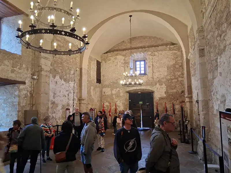 Texas_San Antonio_The Alamo_Medieval looking room_May 2026.webp
