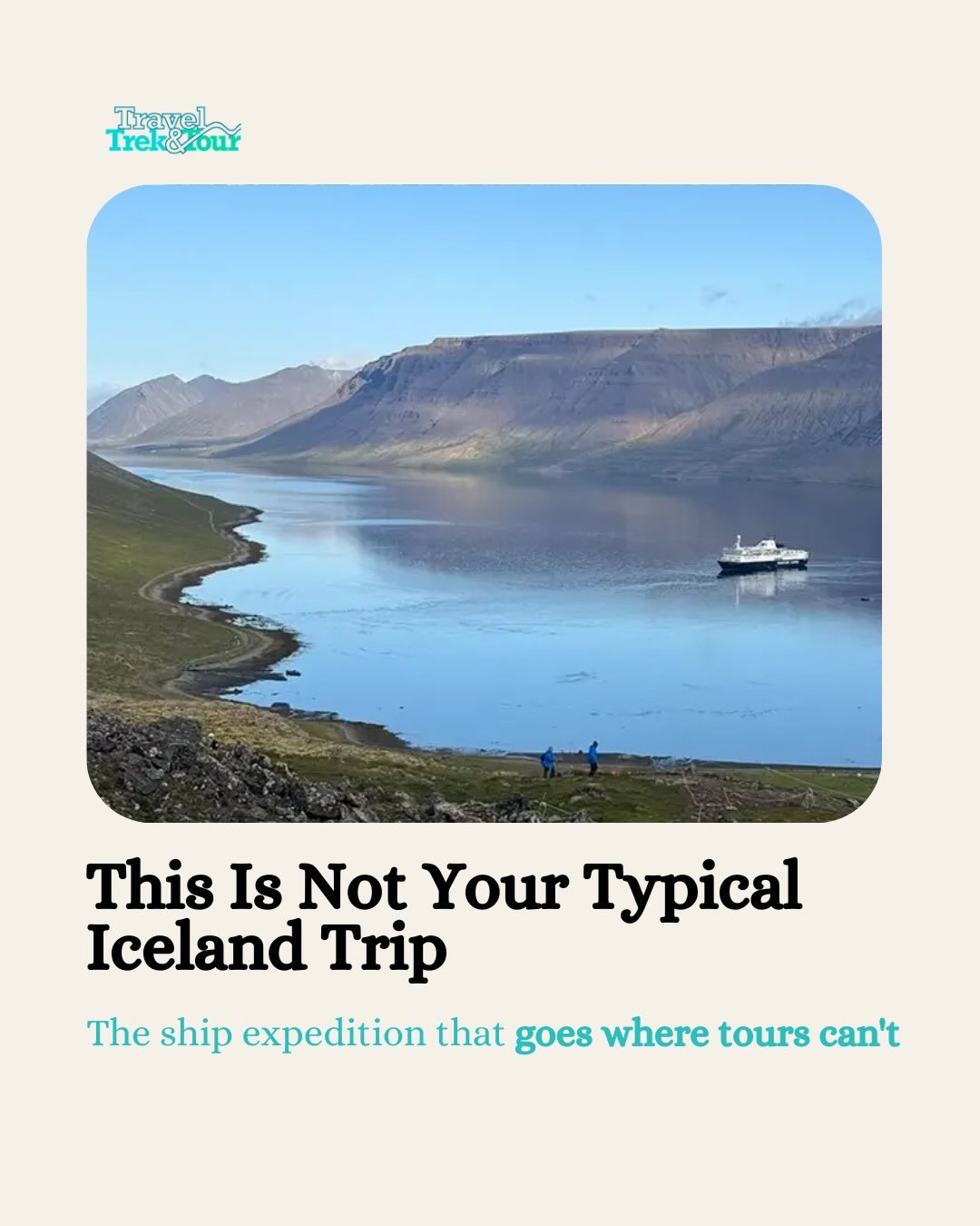 This is not your typical Iceland trip. ⚓️

With @adventure.canada you get to experience the most iconic parts of Iceland alongside access to unique, untouched landscapes. 🗻

To learn more about our experience on board, check out the link in our bio.