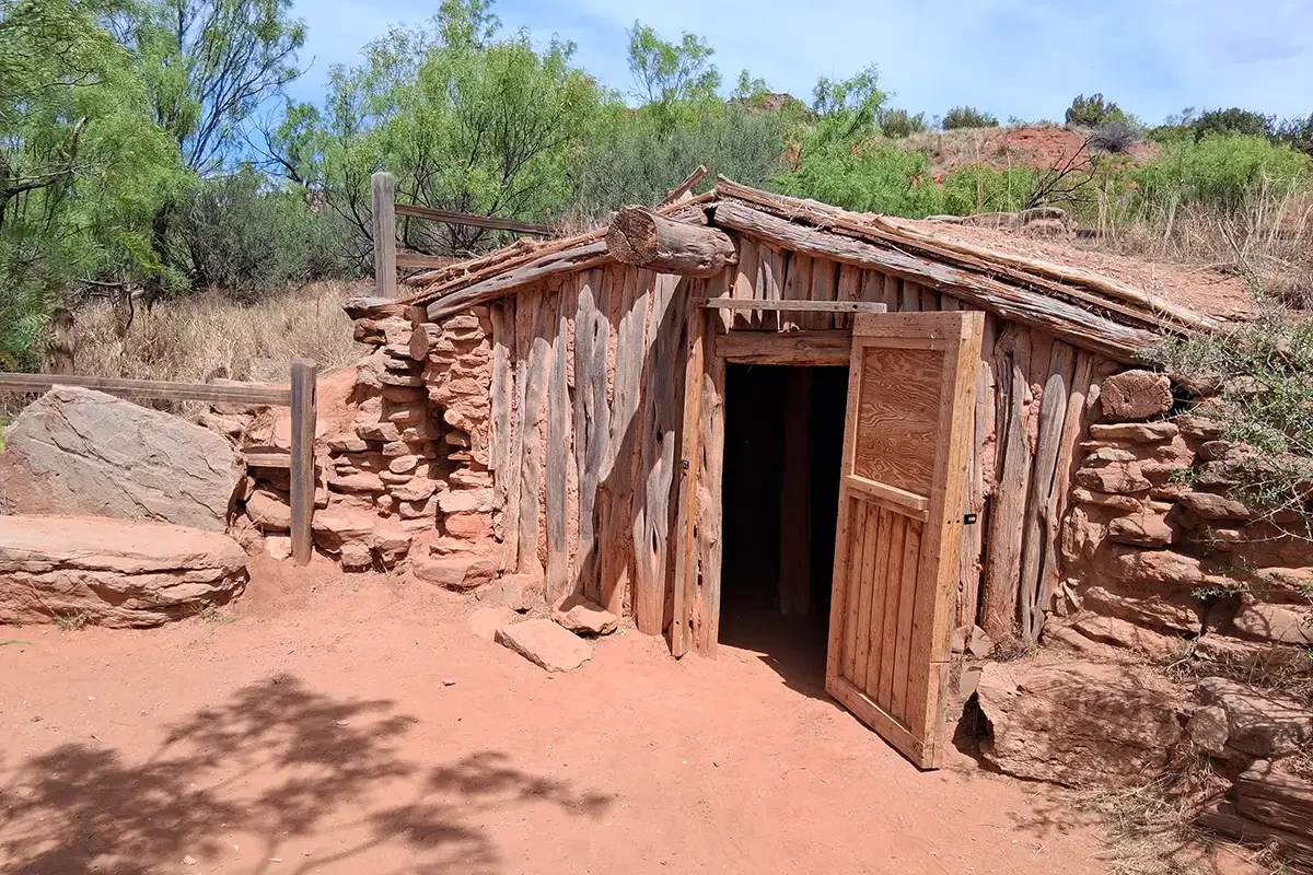 Texas_Amarillo_State Park with hut_July 2026.webp