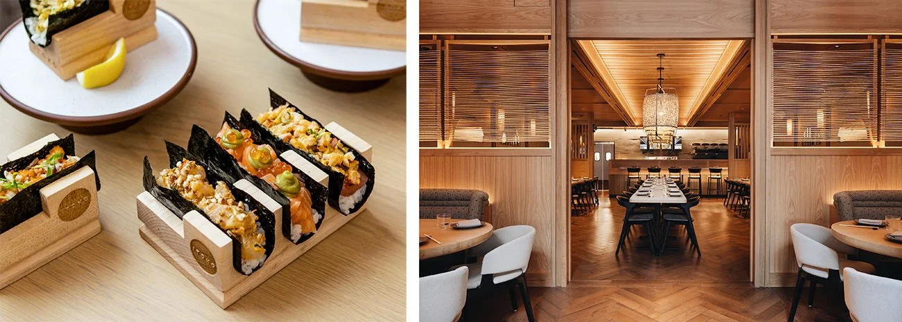 Delicious sushi and a gorgeous interior at Itoko in Lakeview, Chicago.
