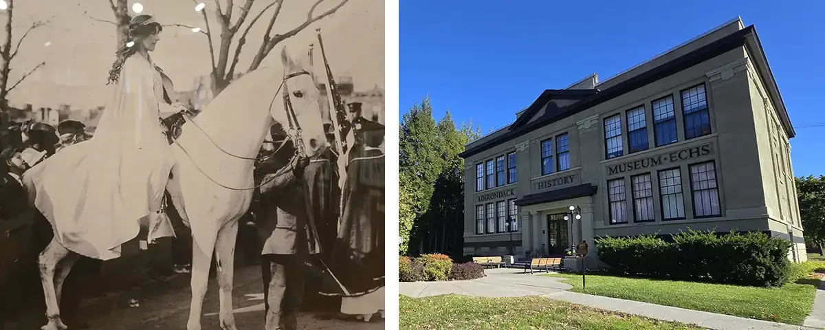 Discovering Inez Mulholland and the suffragette movement at the Adirondack History Museum — a true gem worth visiting.