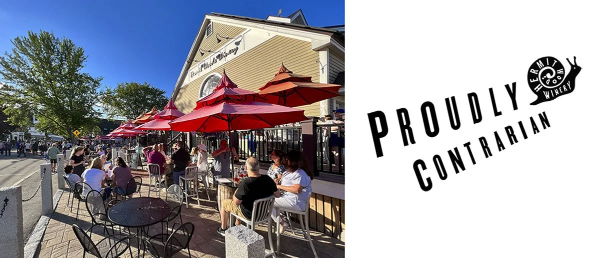 Hermit Woods patio and Meredith Street Dance.