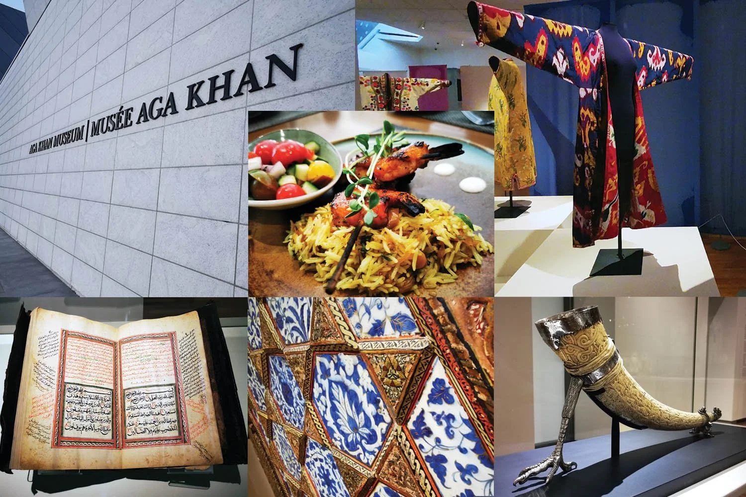 Relics from Muslim civilization from the Aga Khan Museum.