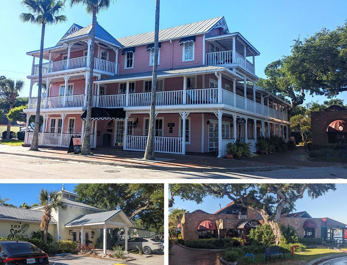 The Riverview Hotel and Spa is a historic landmark tucked at the top of Flagler Avenue