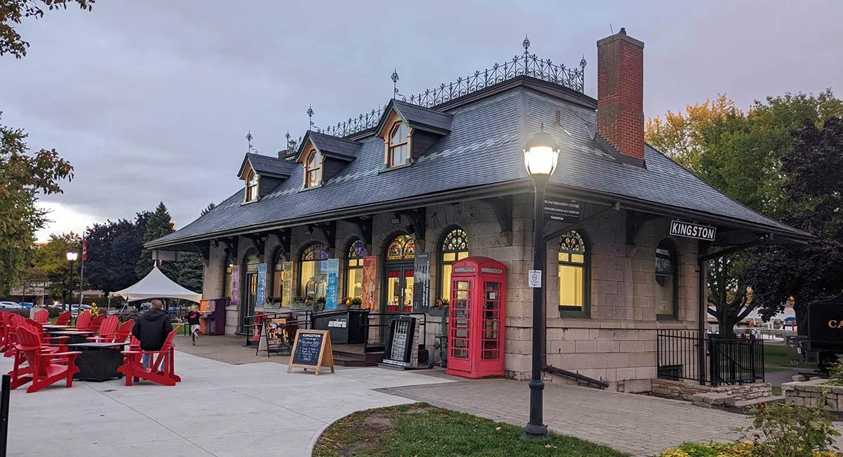 The brick Visitor Information Centre in Confederation