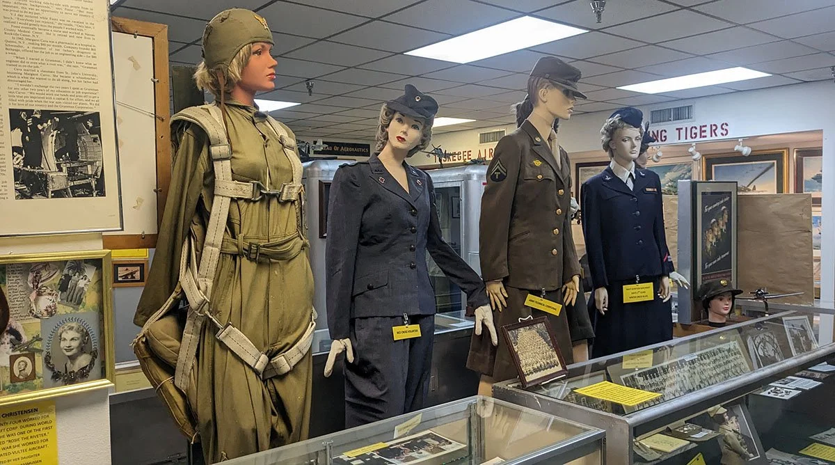 The Warbird Museums collection of Women Airforce Service Pilots memorabilia.