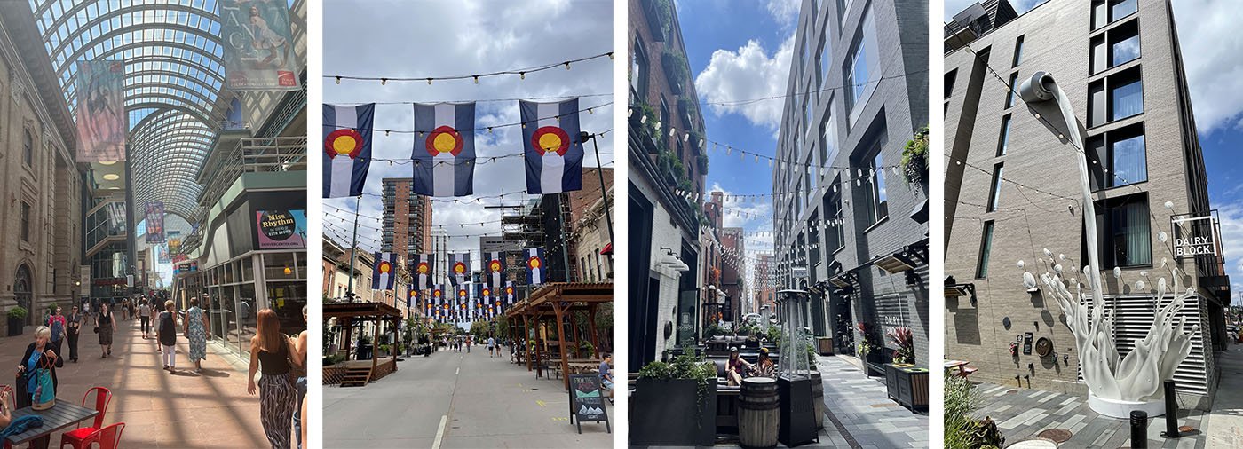 The streets of downtown Denver.