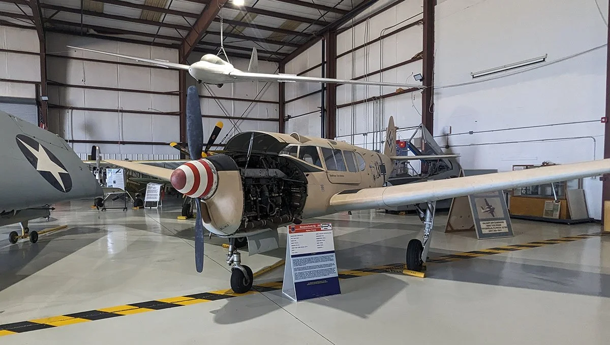The French-built 208 Nord Noralpha at Florida's Airbird Museum.