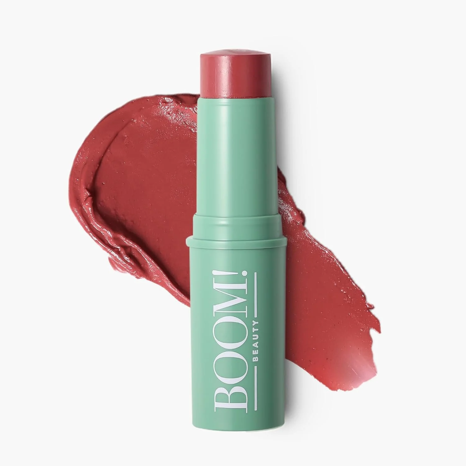 Boomstick Rose Nude ® All-in-One Cream Blush for Cheeks, Eyes & Lips, Long-Wearing, Blendable Makeup Blush Stick for Mature Skin, Cruelty-Free 